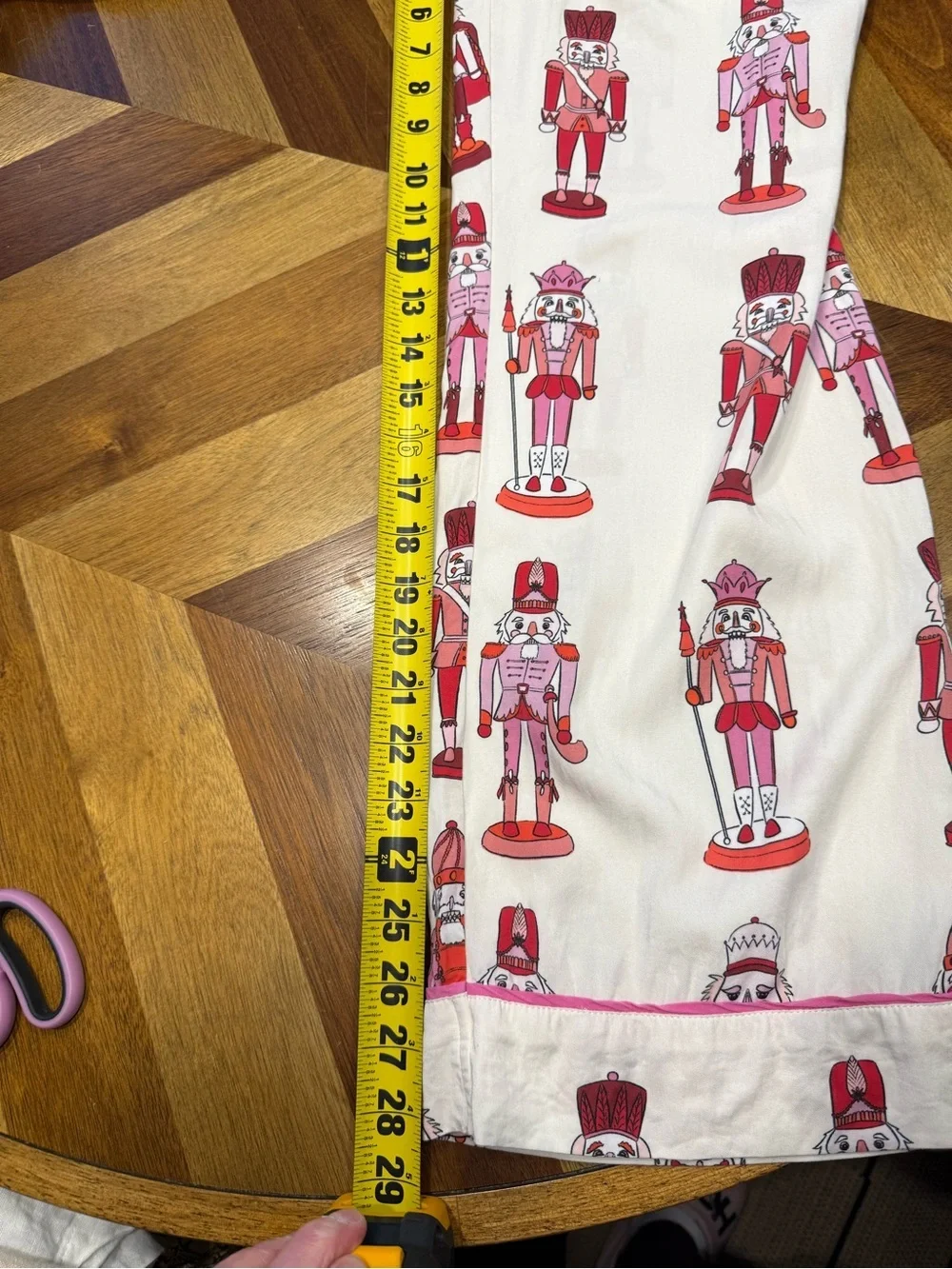 Katie Kime Holiday March Nutcracker Print Pajama Set Flaw
